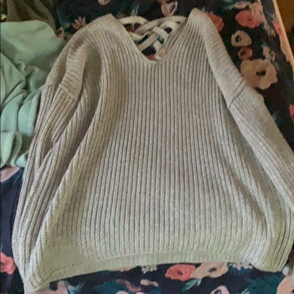 Oversized Grey Sweater